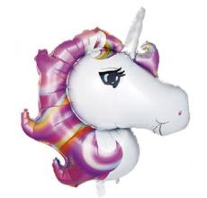 Единорог голова 2 Фигура Фольга